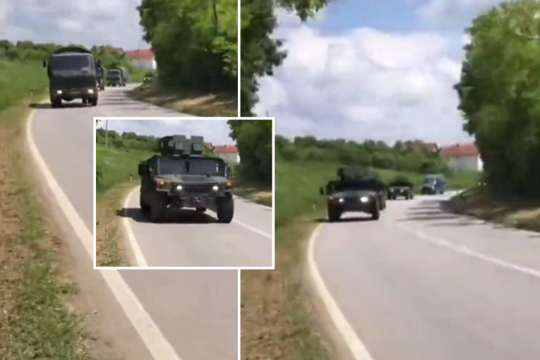 Kurtijevi specijalci okružuju sever Kosmeta: Oklopna vozila i vojni kamioni zauzimaju položaje (VIDEO)