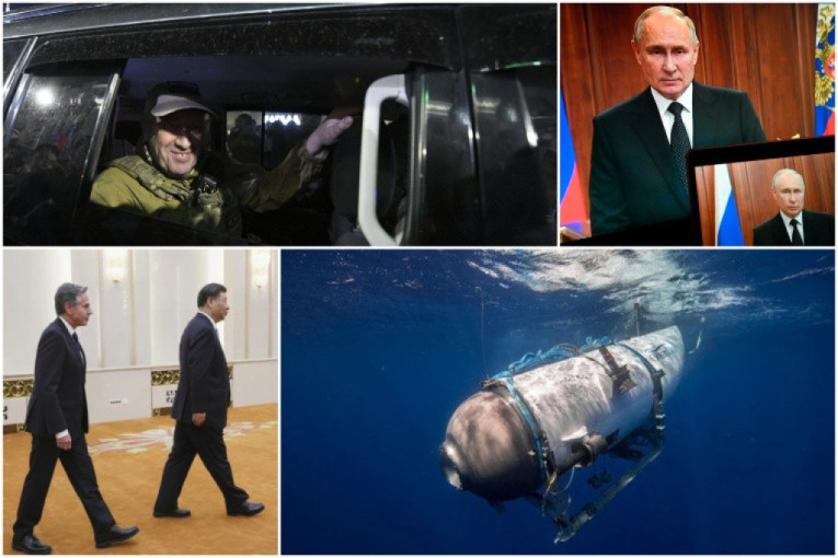Sedmica u svetu: Potraga za podmornicom, neuspela pobuna u Rusiji i uobičajene tenzije Kine i SAD