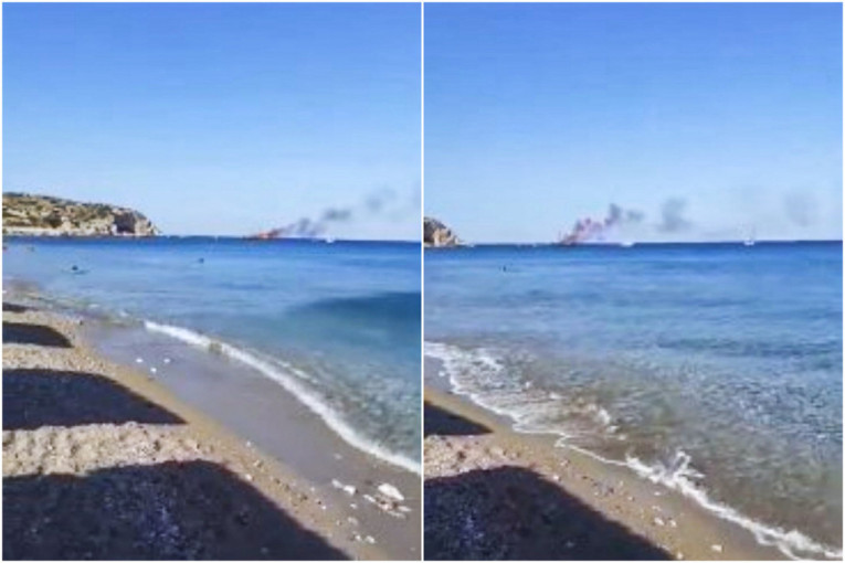 Gori turistički brod u jednom od omiljenih letovališta Srba! Putnici skakali u vodu da bi se spasli (VIDEO)