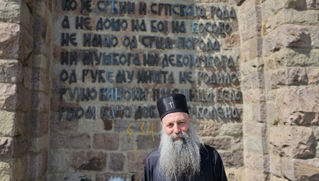 Patrijarh Porfirije na Gazimestanu služio pomen postradalim kosovskim junacima