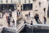 Sukob građana i pomahnitalih demonstranata u Francuskoj: Izašli da palicama brane državu (VIDEO)