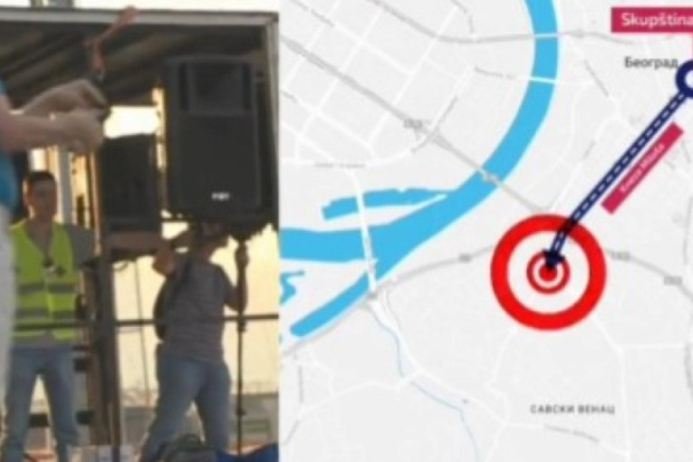 Tvrde da protestuju zbog pobijene dece, a na ulici žurka: Deo opozicije u veseloj atmosferi u Beogradu (VIDEO)