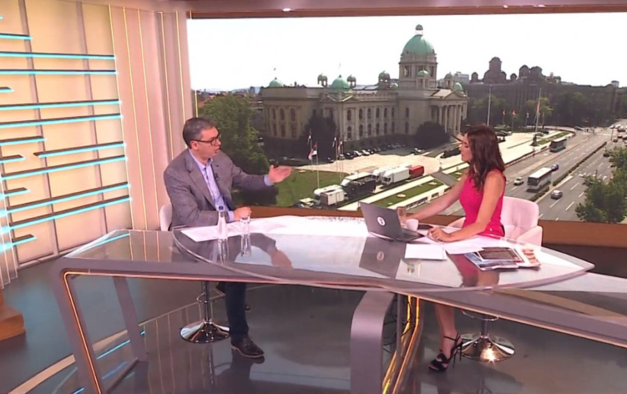 Predsednik Srbije na TV Prva: Ja živim za obilaznice, Kurti za to da protera Srbe sa vekovnih ognjišta