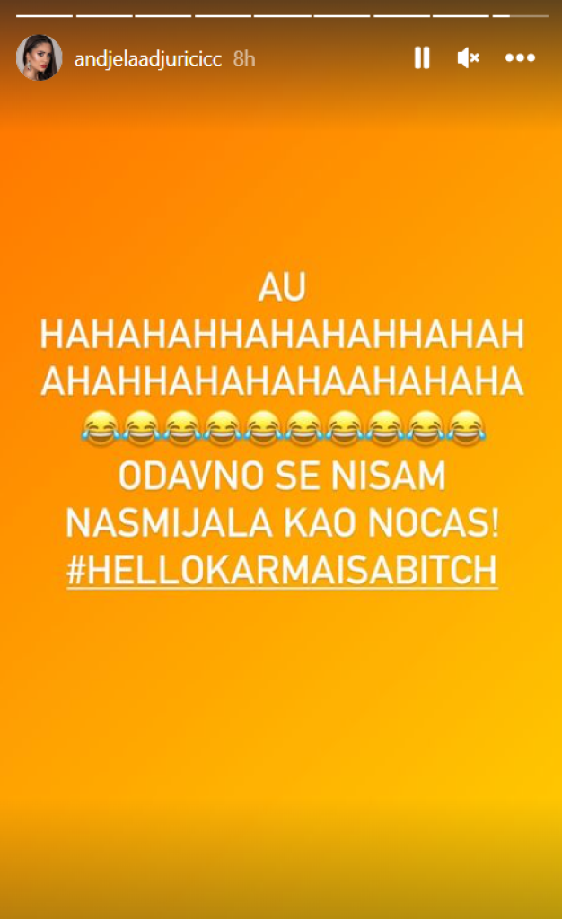 Anđela Đuričić likuje i umire od smeha zbog pomirenja Ane Ćurčić i Ace Bulića: Karma je ku**a