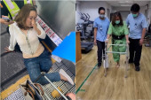Žena koja je ostala bez noge na aerodromu načinila prve korake: Zbog kvara na pokretnoj traci doživela stravičnu nesreću