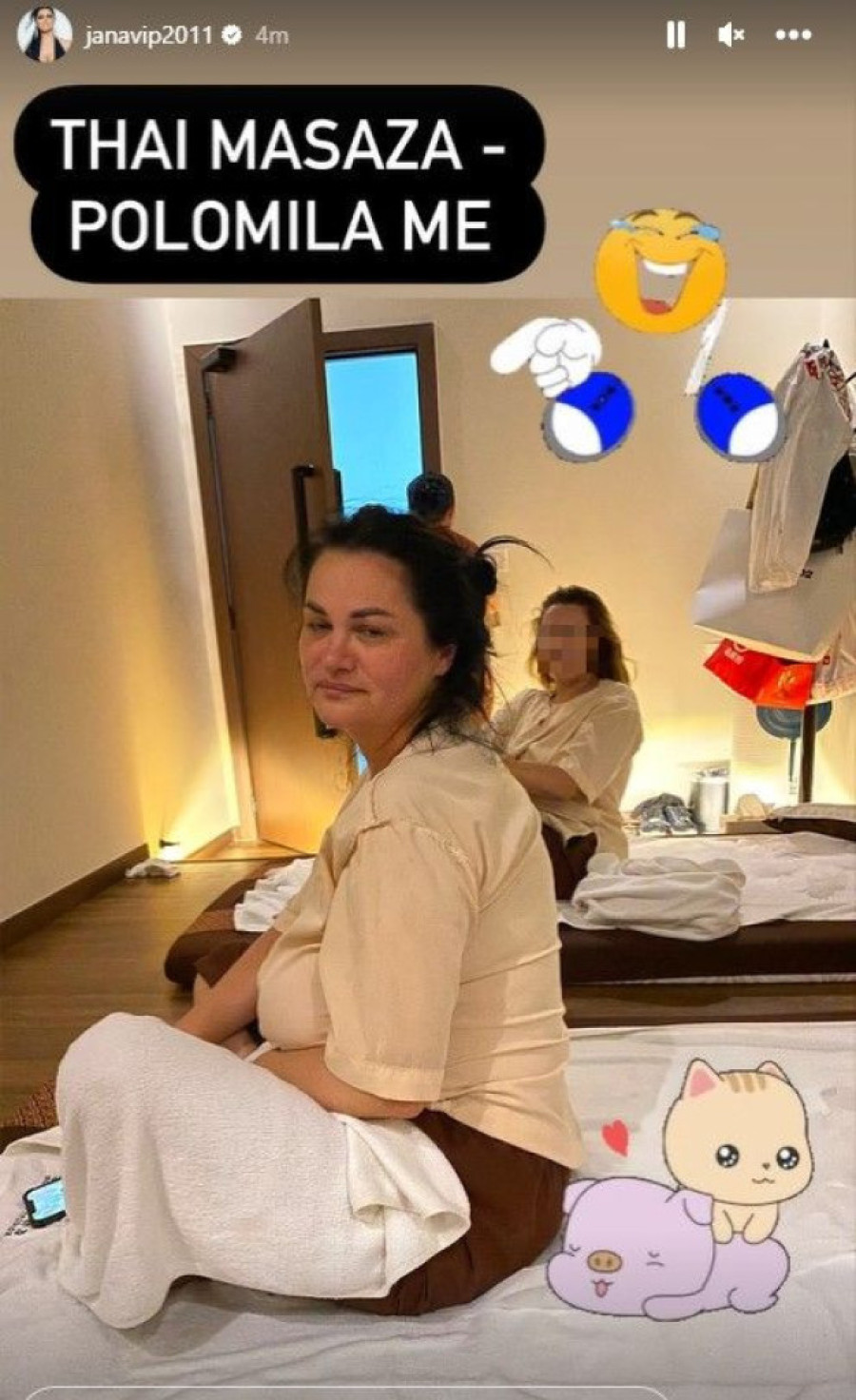 Hit fotografija Jane Todorović posle masaže: Polomila me je! Njen izraz lica govori sve (FOTO)