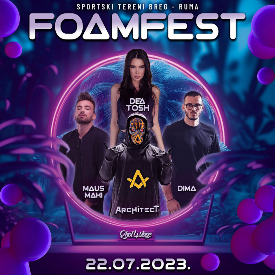 24SEDAM RUMA: Eksplozija zvuka i magije! Sara Jo zvezda večeri na spektakularnom 12. FOAMFEST-u u Rumi!