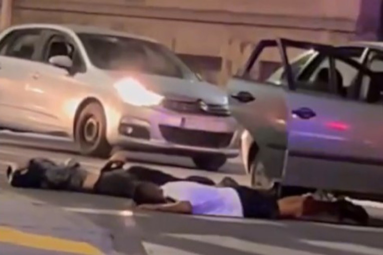 Munjevita akcija: Pogledajte noćno hapšenje u centru Pančeva (VIDEO)