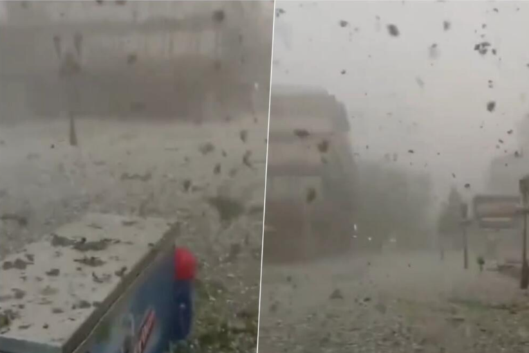 Snimci "izrešetanih" fasada i uništenih kola prikazuju užas oluje koja je paralisala Vojvodinu: "Kao da je đavo sišao s neba" (VIDEO)