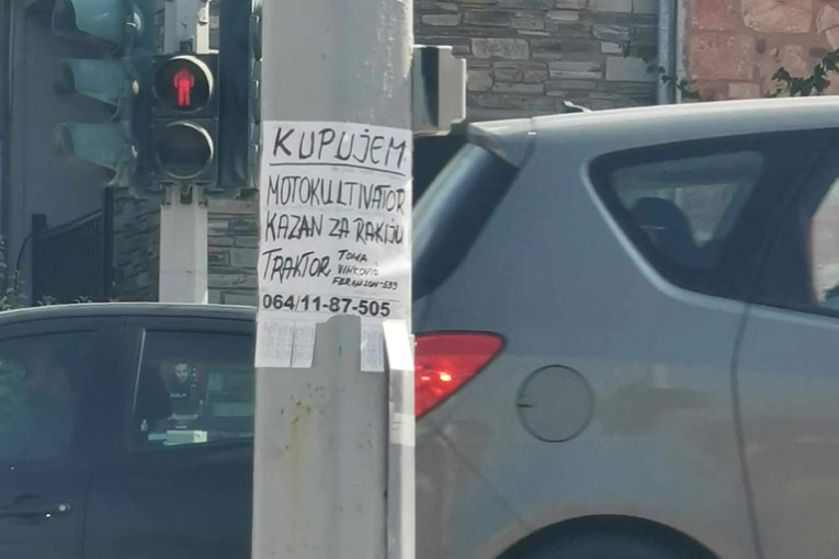 Hit oglas Srbina u Grčkoj nasmejao region: "Kupujem traktor, motokultivator, kazan za rakiju" (FOTO)