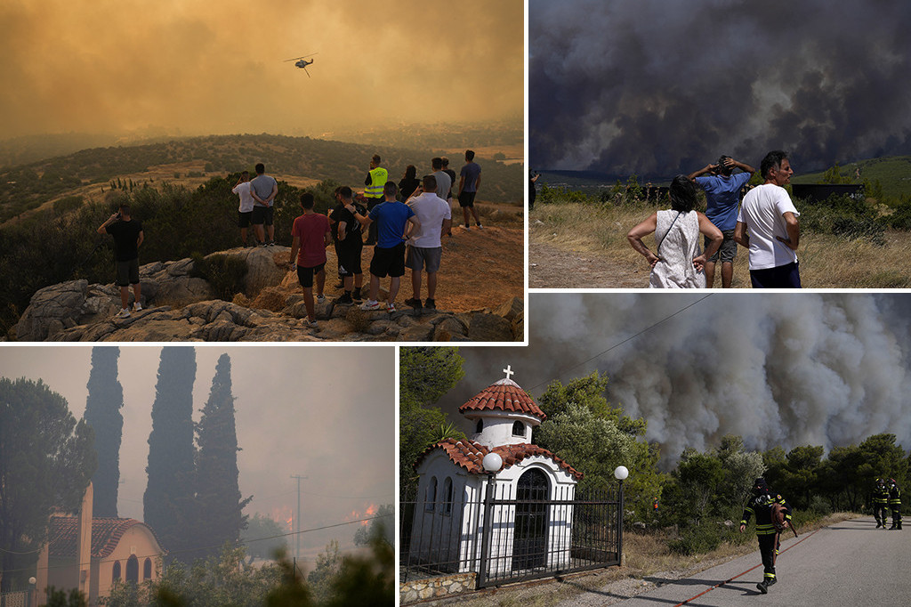 Požari u Grčkoj sve dramatičniji, plamen "besni"! Vatra je na 1.000 metara od rafinerije, nadležni naredili: "Odmah napustite kuće"