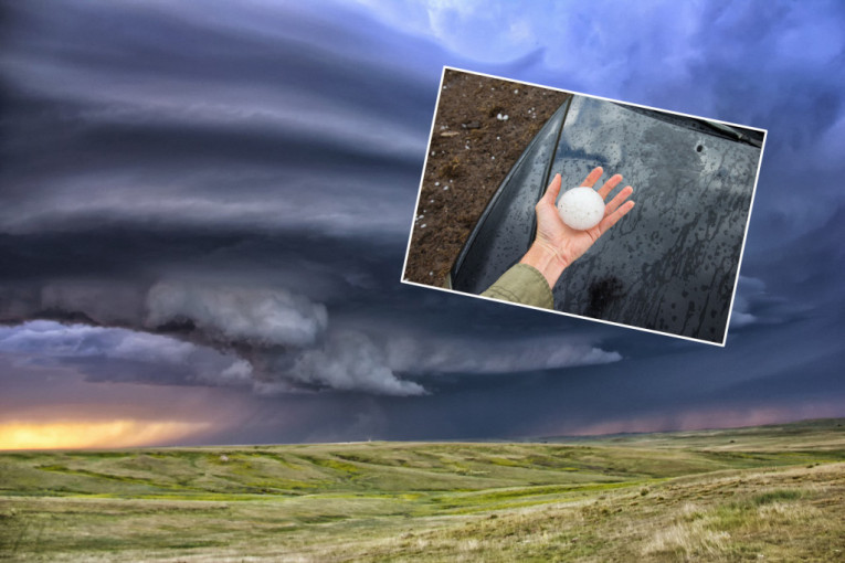 Stižu nam vremenske nepogode: Superćelijski oblaci donose grad prečnika 5 cm, vetar će biti orkanske snage