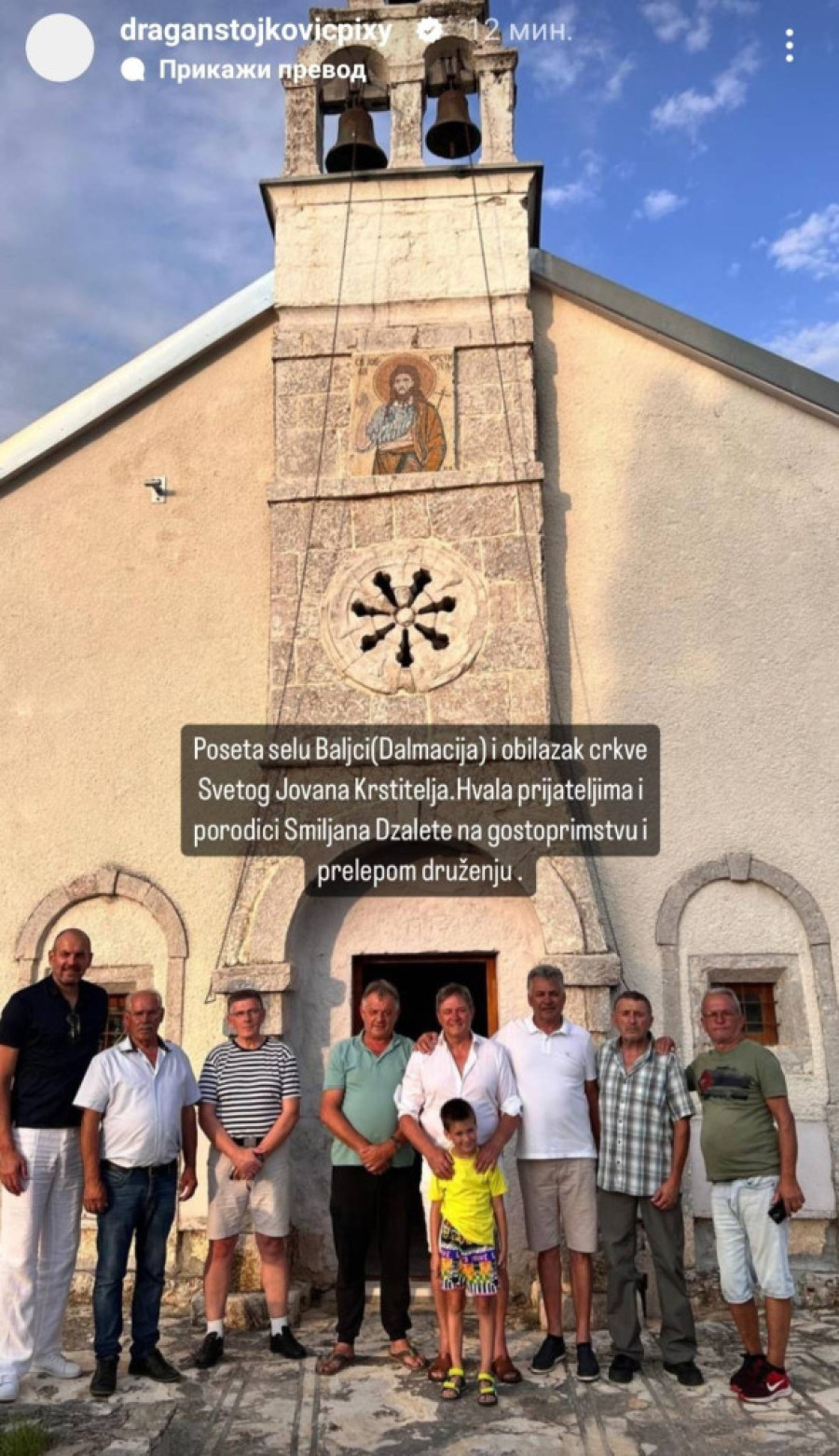 Piksi obišao srpsko selo u Dalmaciji zajedno sa proslavljenim košarkaškim repezentativcem (FOTO)