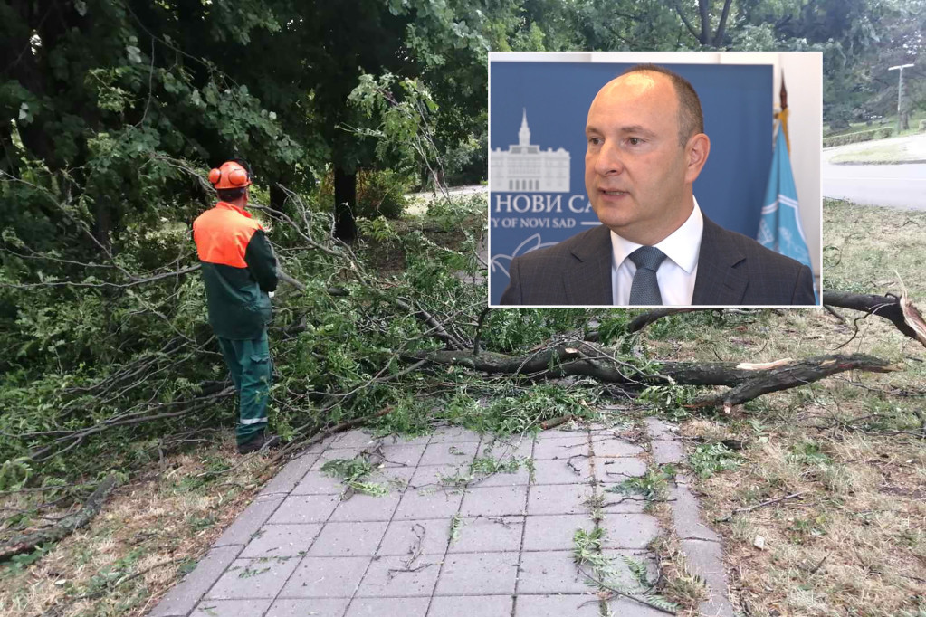 Gradonačelnik Novog Sada Milan Đurić: Materijalna šteta je velika - iz ovoga ćemo izaći još jači, najbitnije je da nema žrtava