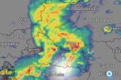 Ovako izgleda mapa kretanja superćelijske oluje koja munjevito ide ka Srbiji! (FOTO)