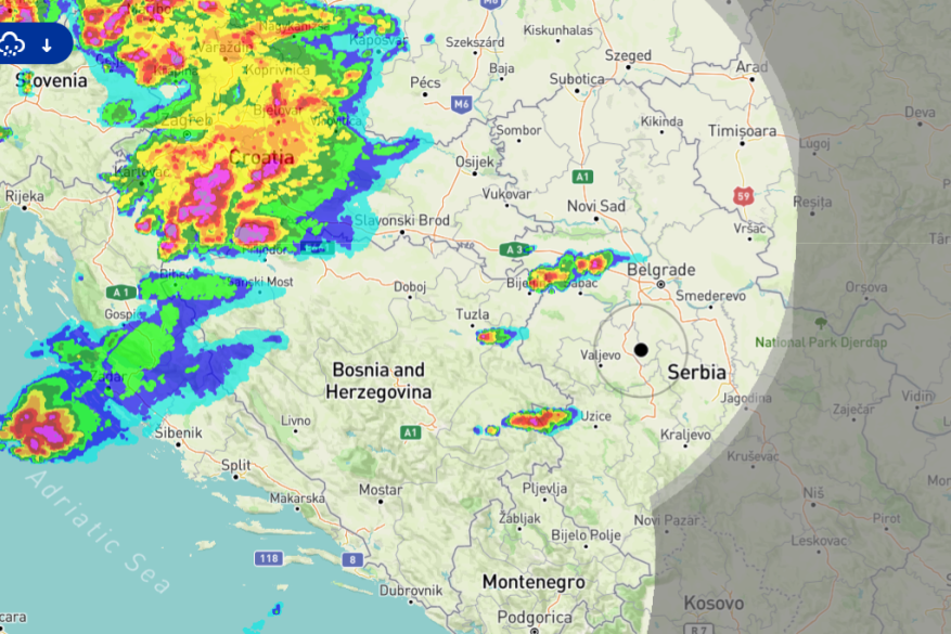 Crveno meteo upozorenje u Hrvatskoj! Stiže nevreme iz Slovenije, oluja će udariti u Riječkoj regiji