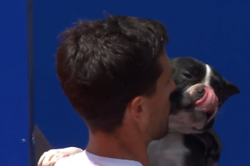 Argentincu koga je Novak "počistio", prvu titulu u karijeri "čestitao" i pas (VIDEO)