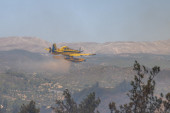 Gori Halkidiki! Vatra divlja na poluostrvu, vatrogascima pomaže i helikopter