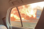 Požar uz makedonski auto-put kod Demir Kapije