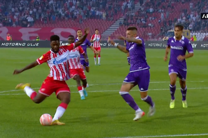 Ovako je Crvena zvezda u prvih 15 minuta nokautirala protivnika: Ovo su golovi protiv Fiorentine (VIDEO)