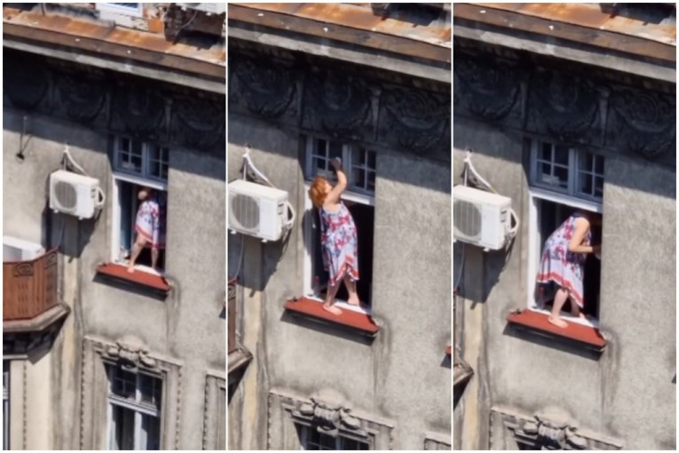 Šok u centru Beograda: Vredi li ovo čistih prozora?! (VIDEO)