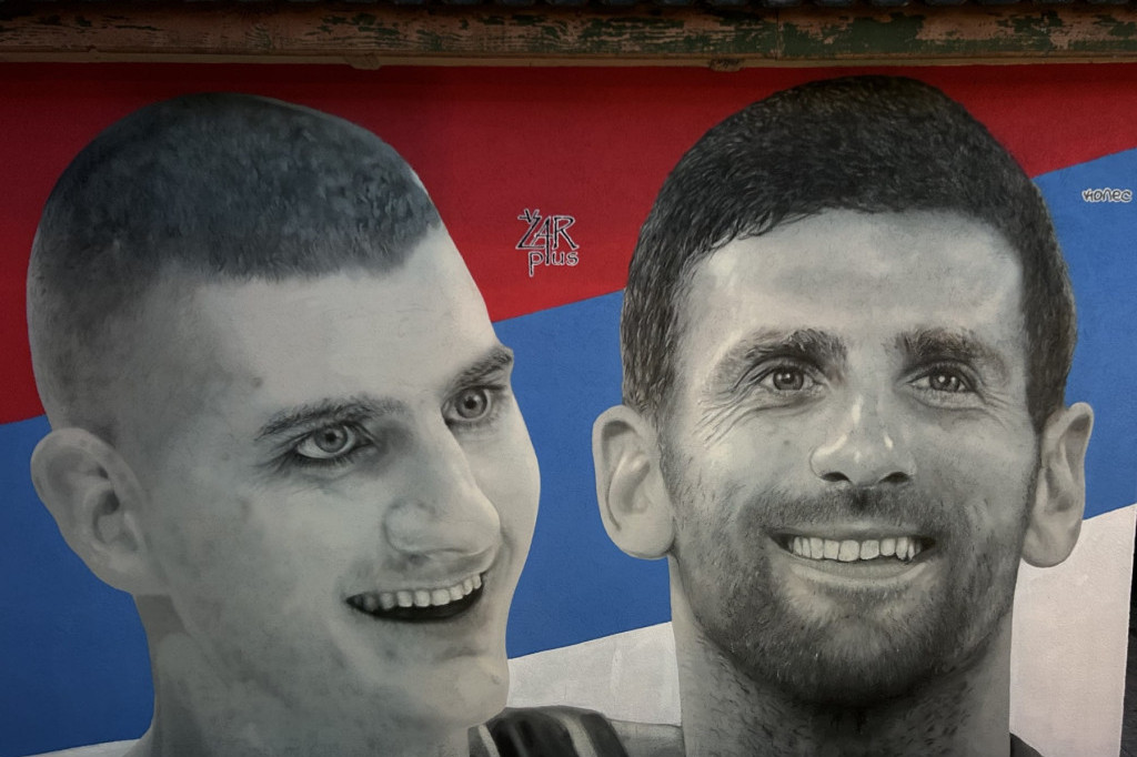 Pojavio se možda najbolji mural Đokovića i Jokića! Realističan prikaz najboljeg što Srbija ima (FOTO GALERIJA)