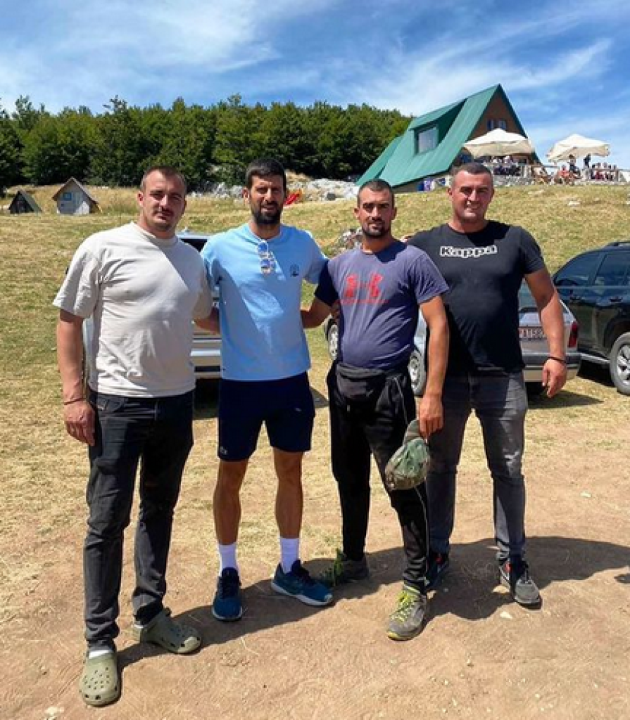 Đoković još puni baterije za Ameriku: Nole najveća atrakcija na Žabljaku (FOTO)