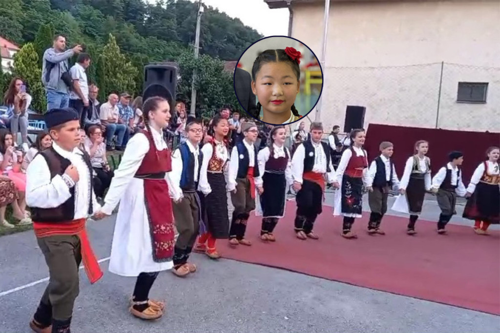 Kineskinja, a naša! Mala Eni ide u našu školu, odrasla je u Srbiji, a obožava da igra kolo! (FOTO/VIDEO)