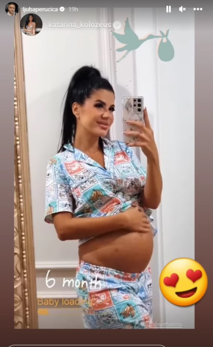 Ljuba Perućica ispunjava trudnoj ženi sve želje, čak i u kasne sate, a ovako Katarina izgleda u šestom mesecu (FOTO)