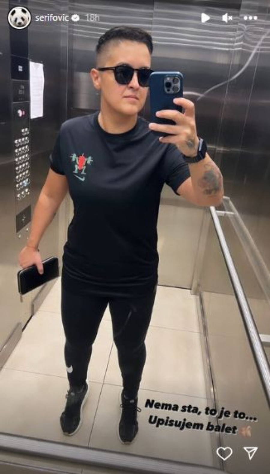 „To je to, upisujem balet!" Marija Šerifović u helankama iznenadila fanove (FOTO)