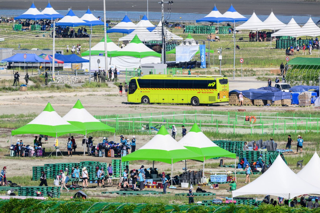 Oko 37.000 izviđača se evakuiše u Južnoj Koreji zbog tajfuna: Prevozi ih 1.000 autobusa (VIDEO)