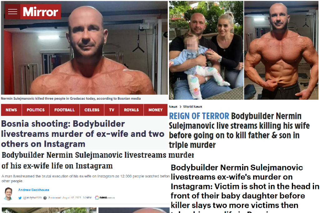 Masakr u Gradačcu odjeknuo svetom: Naslovne strane medija preplavljene izveštajima o ubistvu uživo u Bosni (FOTO)