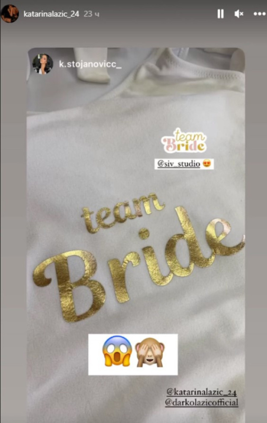 Žena Darka Lazića slavi devojačko veče, a evo kako idu pripreme za svadbu: Pokazala deo skupocene venčanice (FOTO)