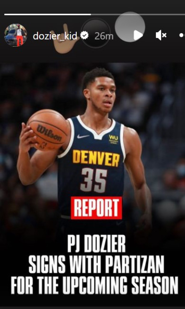 Zvanično je, Partizan doveo bivšeg Jokićevog saigrača! NBA pojačanje u crno-belom!