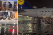 Potop na aerodromu u Frankfurtu: Voda se slivala sa svih strana, piste poplavljene (VIDEO)