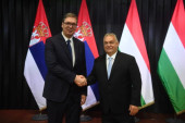 "Hvala Vam, dragi prijatelju": Vučić se u Budimpešti sastao sa Orbanom, popodne susret sa predsednikom Turske