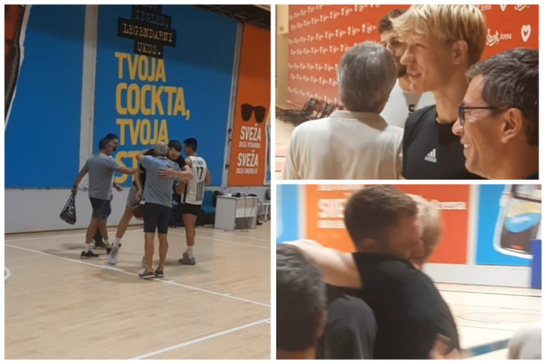 Žoc uveo šampione u trening salu! Košarkaši Partizana hvataju lagani zalet za novu sezonu (VIDEO)
