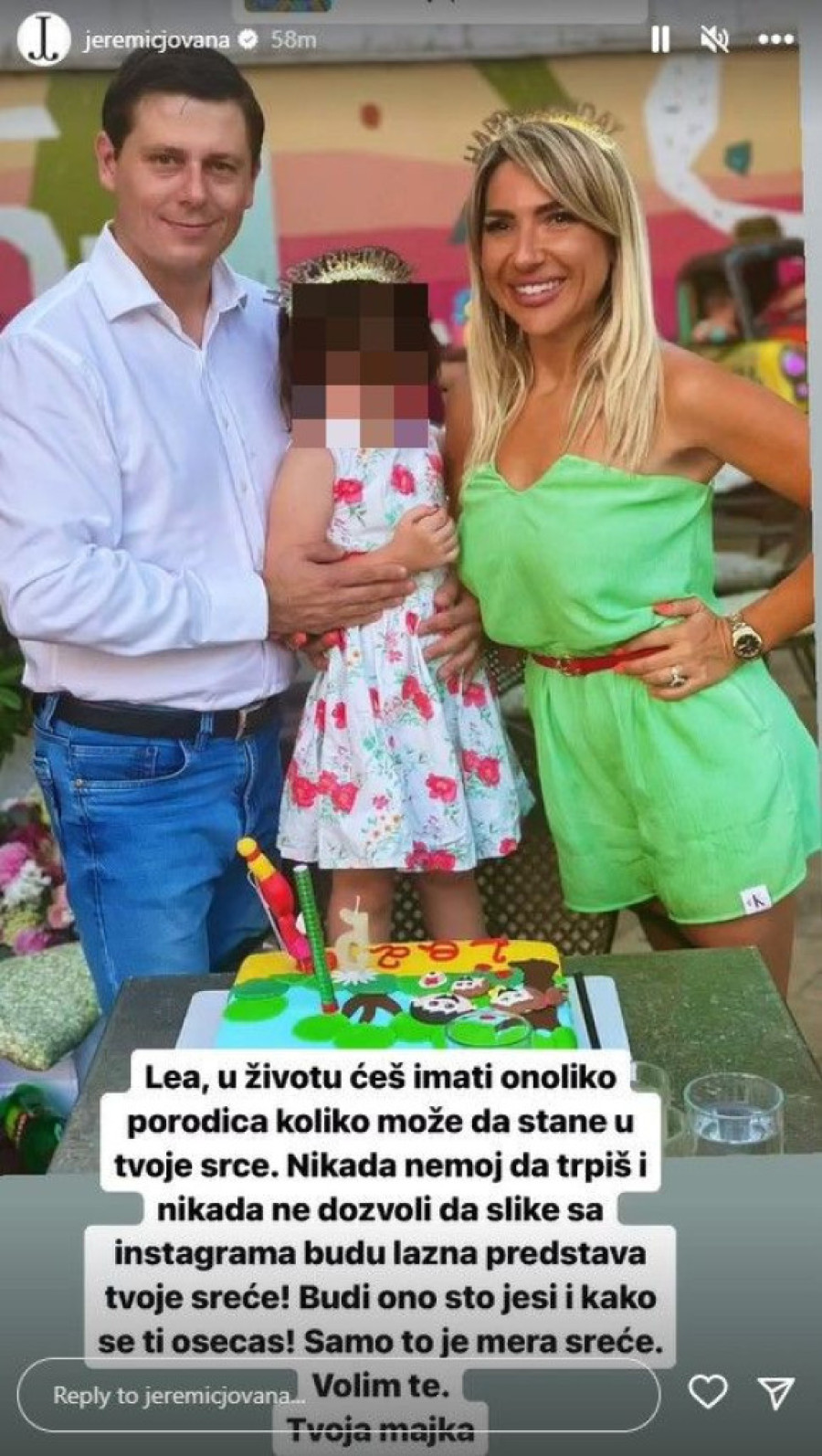 Jovana Jeremić s bivšim na rođendanu ćerke Lee! Ispričala šta joj je sve na duši: Za mene veće sreće nema! (FOTO)