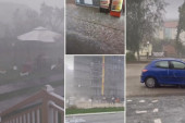 Razorno nevreme pogodilo Srbiju! Grad i kiša pljuštali u Šapcu, Velikoj Plani, Nišu, oštećena kola i uništeni usevi