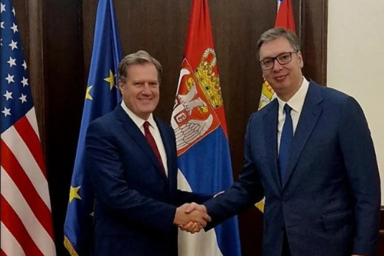 Predsednik Vučić se sastao sa Majklom Tarnerom: Dobar razgovor, posvećeni smo razvijanju sveukupne saradnje sa SAD!