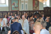 Crkveno venčanje Katarine i Darka Lazića: Izgovorili sudbonosno "DA" (FOTO)