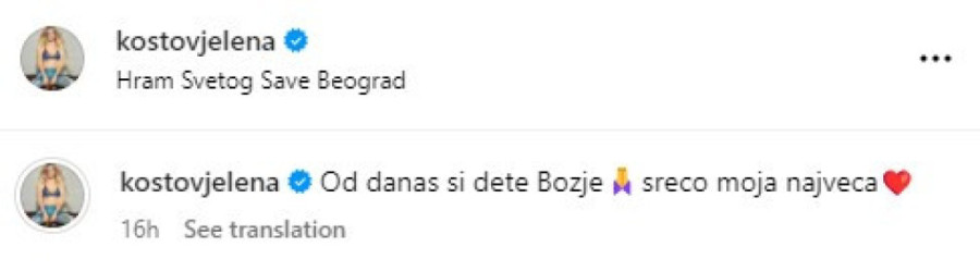 Duplo slavlje u domu Jelene Kostov! Pevačica ne krije emocije (FOTO)