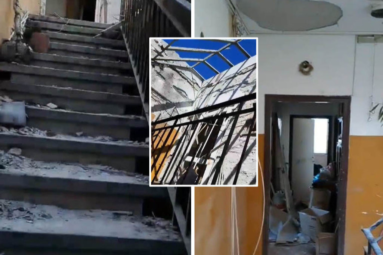 Prvi snimak strave: Ovako izgleda razorena zgrada u Smederevu (FOTO/VIDEO)