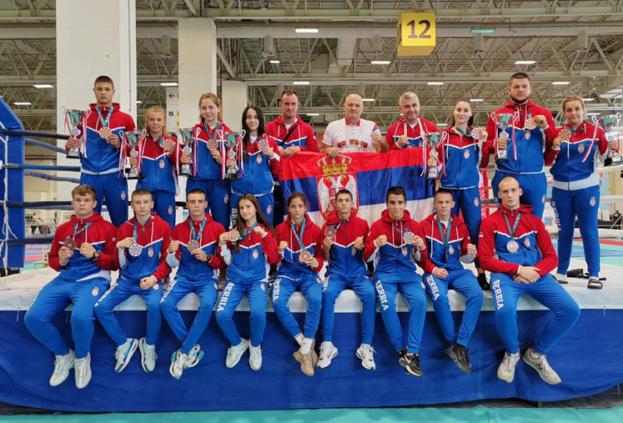 Kik-bokseri Srbije osvojili 19 medalja na EP