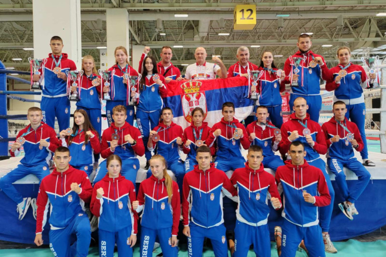 Kik-bokseri Srbije osvojili 19 medalja na EP