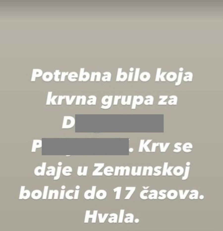 Hitan apel: Potrebna krv devojci iz "hjundaija" povređenoj na auto-putu kada se u nju zakucao "fijat" u kontrasmeru