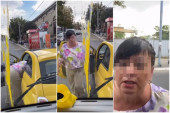 Nesvakidašnja scena na ulicama Beograda: Žena blokirala saobraćaj, pa gađala vozača autobusa jajima (VIDEO)