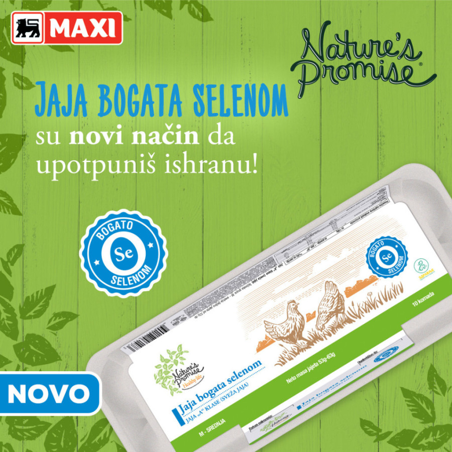 Inovacija Fakulteta veterinarske medicine i kompanije Delez Srbija: Jaja bogata selenom u MAXI supermarketima
