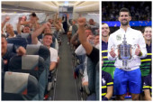 Reakcija "orlova" u avionu kad su čuli za Noletovu pobedu! Fudbaleri poslali i kratku poruku najvećem teniseru današnjice (VIDEO)