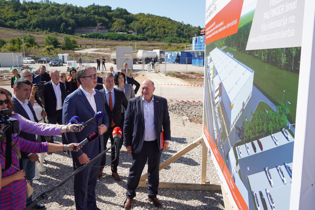Posle Palfingera doći će novi investitori: Predsednik Vučić u Nišu, obeležen početak radova na izgradnji fabrike